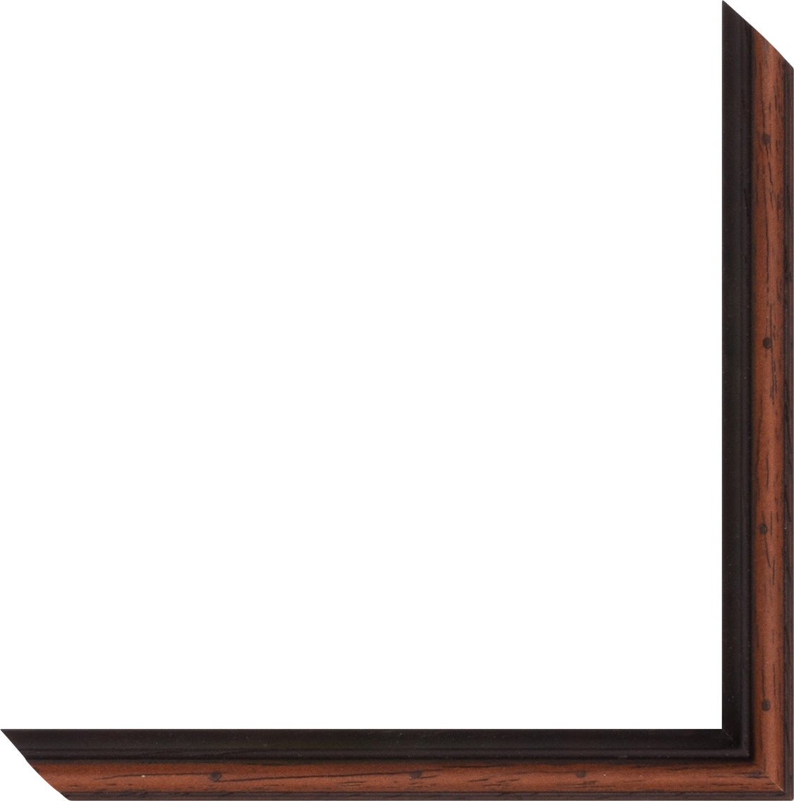 Cadre sur mesure en bois naturel — moulure chêne clair de l'atelier Cadres Robain